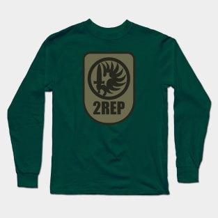 2 REP Foreign Legion Patch (subdued) Long Sleeve T-Shirt